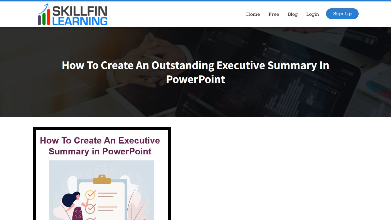 How to Create an Outstanding Executive Summary in PowerPoint