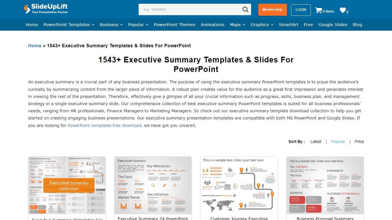 1543+ Executive Summary Templates & Slides For PowerPoint - SlideUpLift